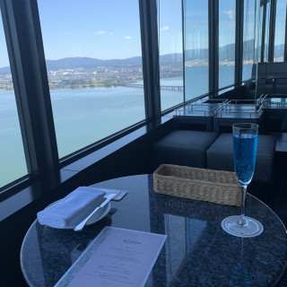 琵琶湖をイメージした飲み物
