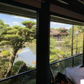披露宴会場から見える景色
