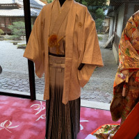 紋付袴の展示