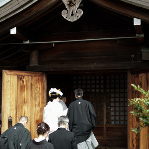 挙式会場入場|552973さんの近江神宮の写真(1396473)