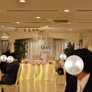 新郎新婦の席