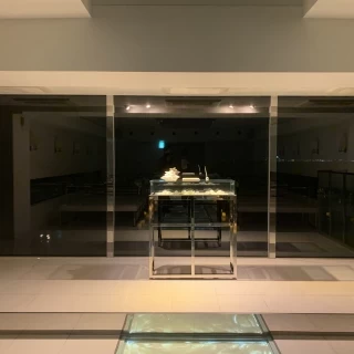 一面海が見えます。