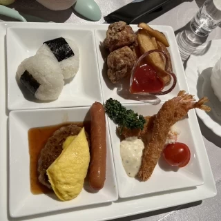 3歳の子ども用に出していただいたお料理です。
