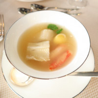 スープ　カニホタテ