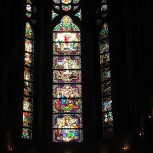 大聖堂のスタンドグラスはヨーロッパの職人さんが作ったもの|553419さんのマリエール豊橋(Marriyell TOYOHASHI)（営業終了）の写真(978191)