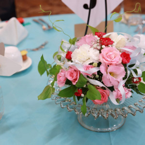 テーブル装花|553503さんの小名浜オーシャンホテル&ゴルフクラブ（ウエディング取扱終了）の写真(943271)