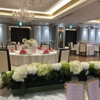 新郎新婦側から見た披露宴会場