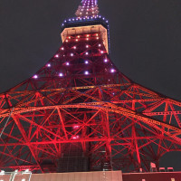 式終了後の東京タワー