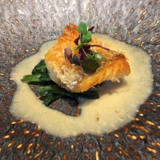 お魚の皮がパリパリしていて新食感でした！