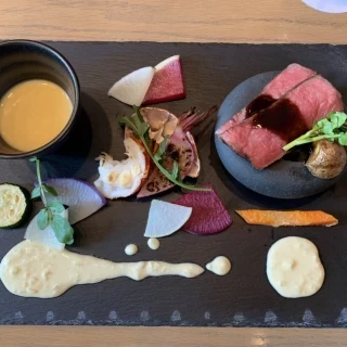 国産にこだわった食事