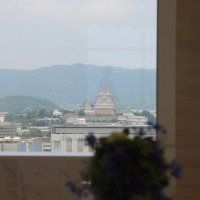 チャペルから眺める姫路城