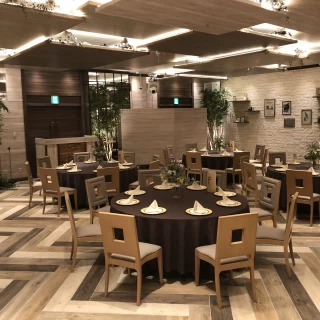 ナチュラルな雰囲気の会場