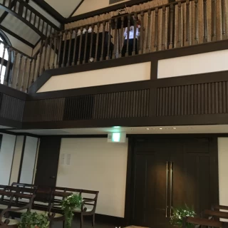 新郎新婦が入場します