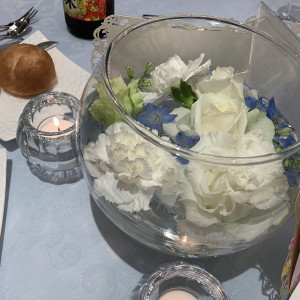テーブルの装花|553872さんのソラノワの写真(946636)