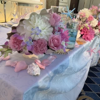 新郎新婦の席