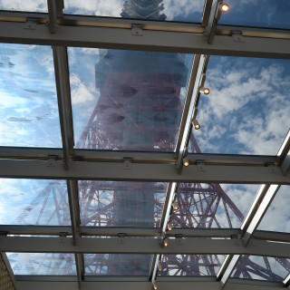入ってすぐ見える東京タワーが素敵な演出になる！