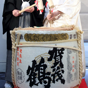 鏡開きをして皆様にお酒を振る舞いました。|553943さんのリーガロイヤルホテル広島の写真(1124866)