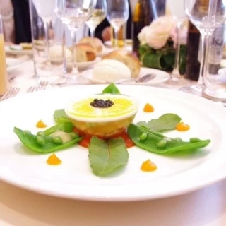お花のようで可愛い料理。
