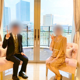フォトスポットがあったので、景色も含めて撮りました。
