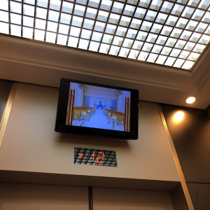 エレベーターの中のモニターです。|554007さんのANAクラウンプラザホテル金沢の写真(1544342)