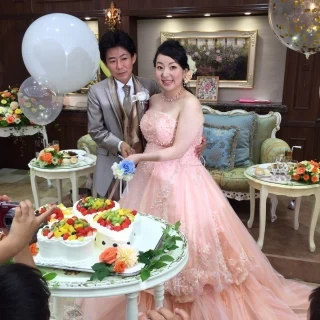 ケーキ入刀♪