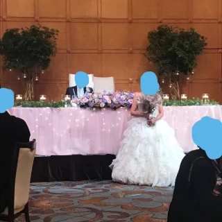 新婦の退場シーン。
