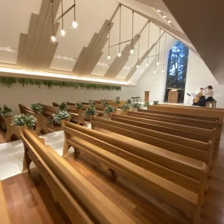 お洒落なチャペル