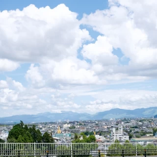 披露宴会場からの景色