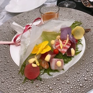 花束のような前菜です！