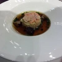 パスタで出来ているリゾット