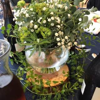 各席の花