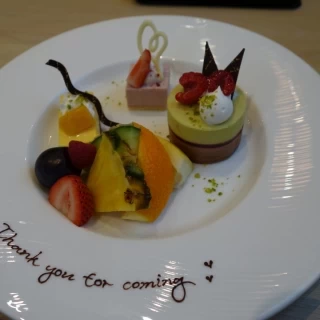 デザートブュッフェが可愛いです