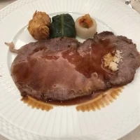 メインのローストビーフ