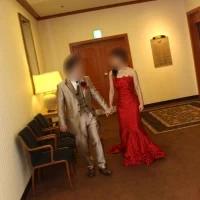 披露宴会場にて
