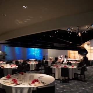 360度に映像が写せる開場です