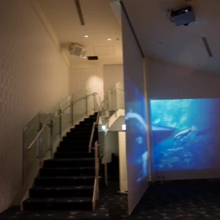 披露宴会場の大階段