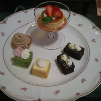 ガトーショコラとプリン甘さが丁度よかった