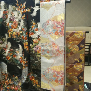 ブライダルサロン内に飾られていた色打ち掛け|554752さんのRoyal Garden Palace 八王子日本閣の写真(971686)