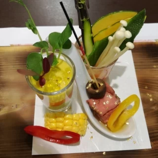 ヘルシーなお野菜がたくさんありました。