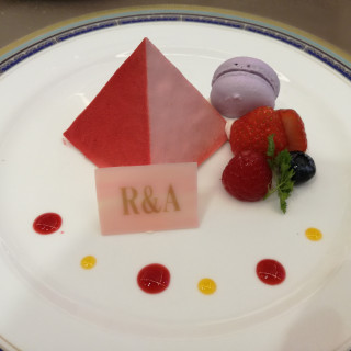ケーキのデザインも可愛かったです。