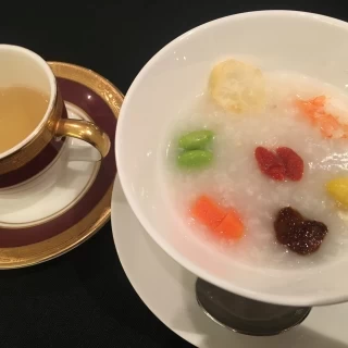 お粥・お茶