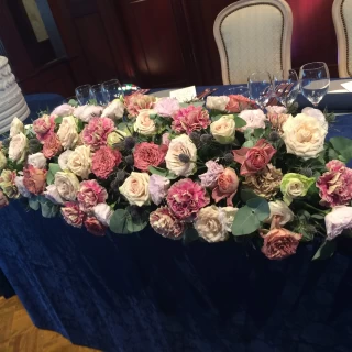 クルーザーの会場の装花です。