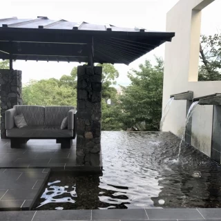 ガーデンの噴水