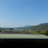 窓から京都市内を一望出来ます
