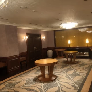 披露宴会場前待合室です。
