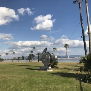 海と緑が綺麗！