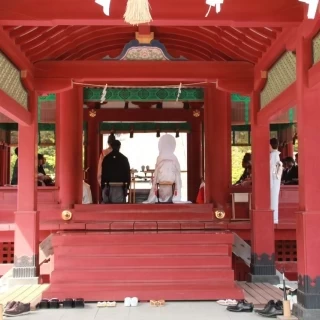 挙式中