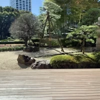 披露宴会場から見える庭園