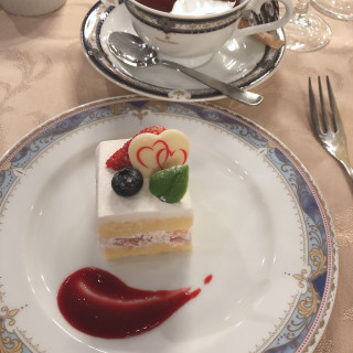 ショートケーキに、紅茶。ステキな時間を過ごせた。