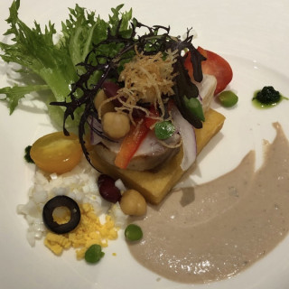 前菜です。お野菜おいしかったです。